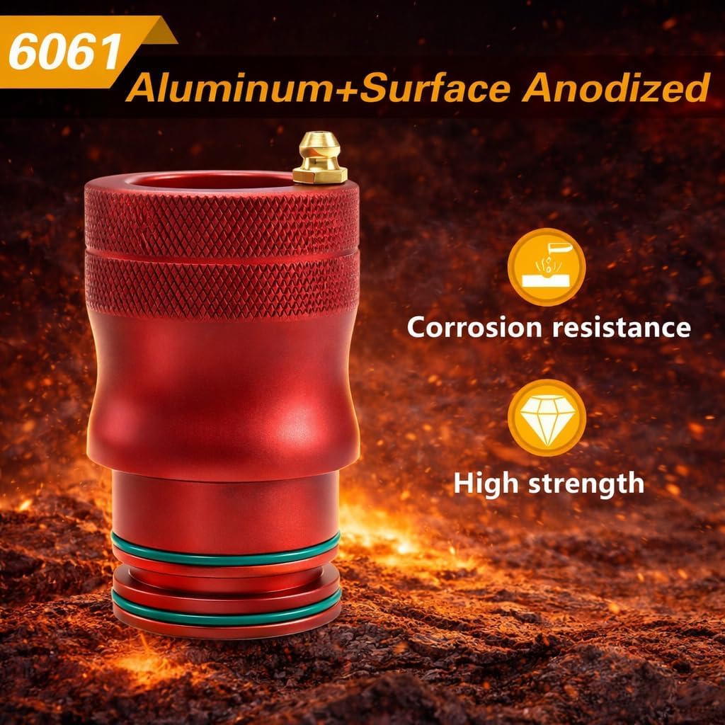 Upgraded 30mm & 39mm Wheel Bearing Grease Tool, UTV ATV Front Rear Wheel Bearing Greaser with Storage Tube Compatible with Can-Am Maverick X3 / X3 Max Commander Defender Outlander Renegade