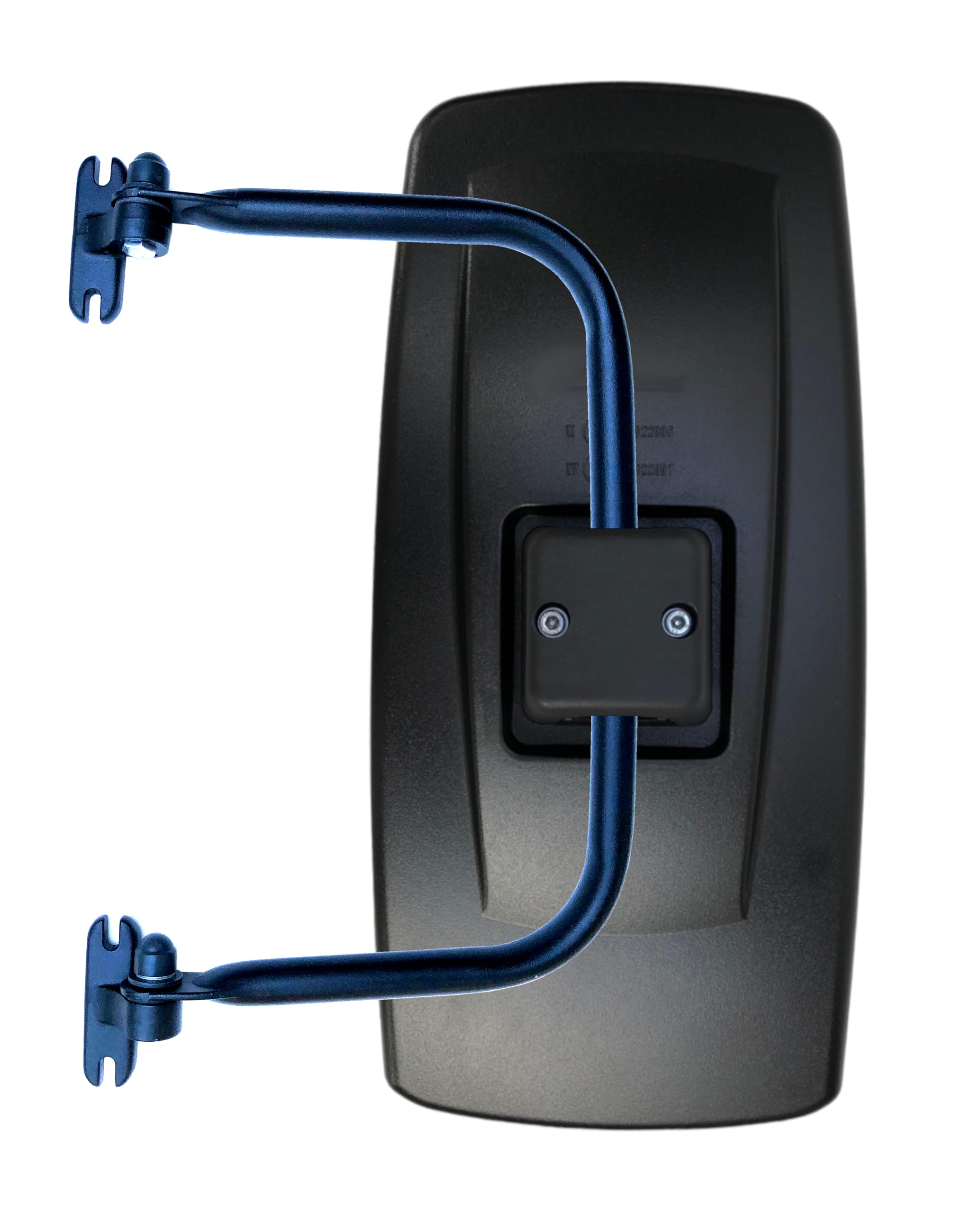 Specchietto retrovisore esterno a 2 segmenti, 420 x 200 mm, ø15 – 26 mm, R1200 E20 e supporto per specchio per camion trattore escavatore