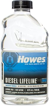 Howes Diesel Lifeline 32-Ounce Emergency Formula, De-Gels Fuel, and De-ICES Frozen Fuel Filters...