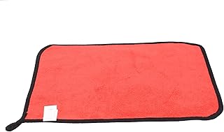 ND273 Microfiber Car Cleaning Towel 30 * 40 With Perfect Design, Premium And Long Lasting Material - Red Grey
