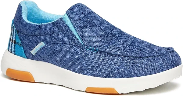 OrthoComfoot Women's Orthopedic Slip-On Loafers Walking Shoes: Comfortable Plantar Fasciitis Loafers with Arch Support for Flat Feet, Casual Orthotic Shoes for Foot and Heel Pain Relief