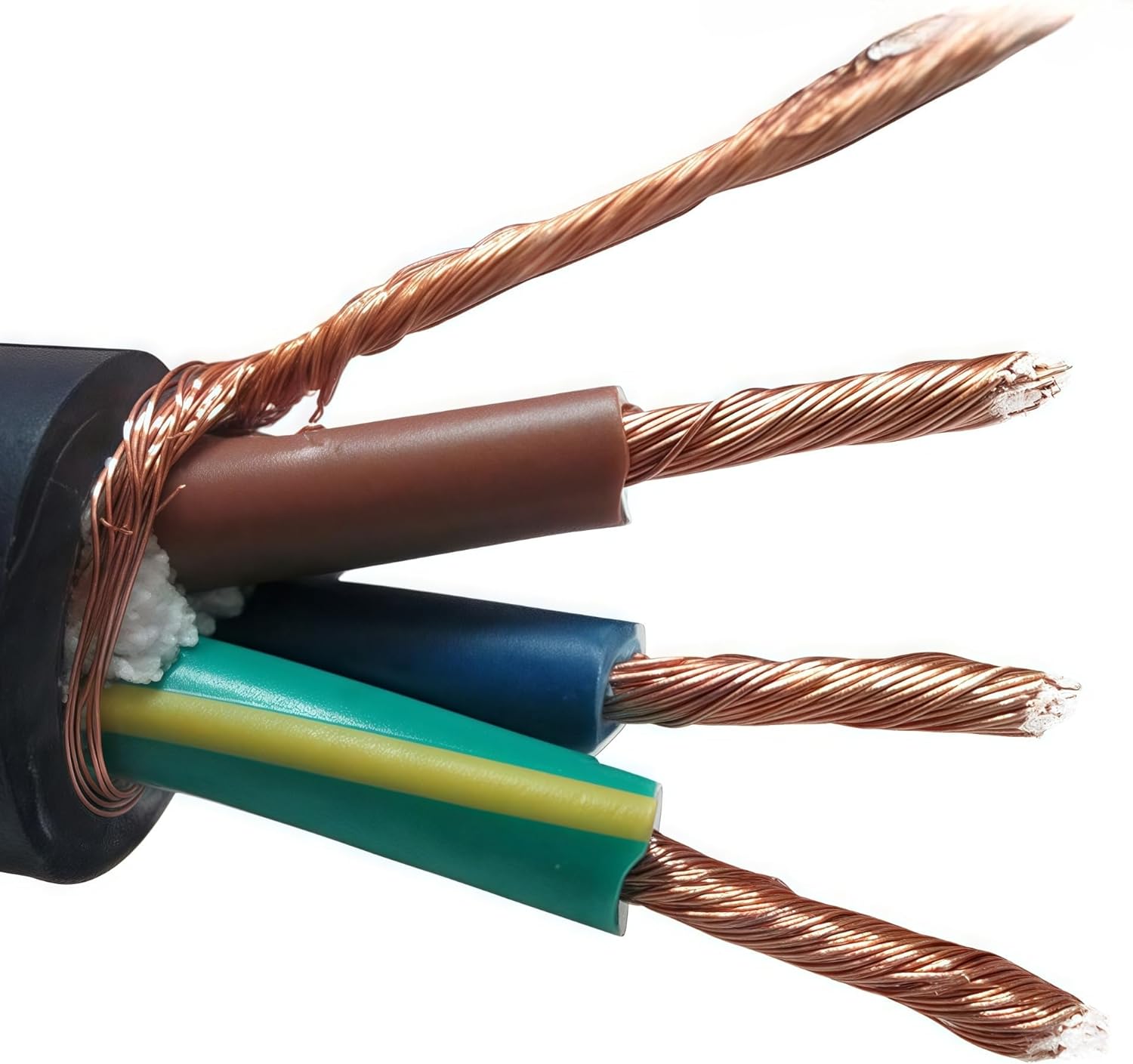WAudio 10 AWG Hi-End HiFi Audio Universal AC Power Cable Power Cord US Plug - 5FT (1.5M)