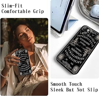 Compatiable for iPhone 16 Case,Designed for iPhone case 16,Update Full Prtection Camera System,Slim Shockproof Protective Cover,Ouija Board