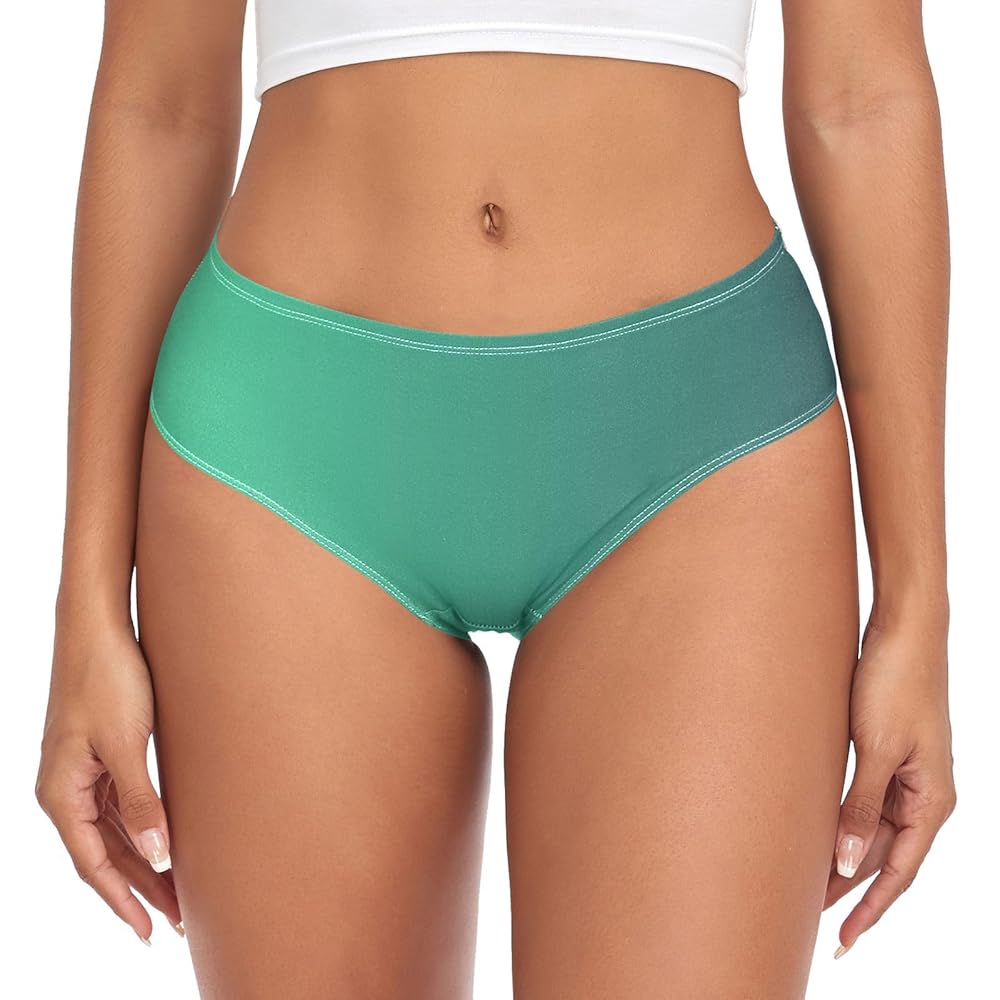 RPLIFE Mutandine da donna verdi sfumate, biancheria intima traspirante da  donna, biancheria intima da donna, slip in bamb� per le donne, Gradiente  verde., Medium : Amazon.it: Moda