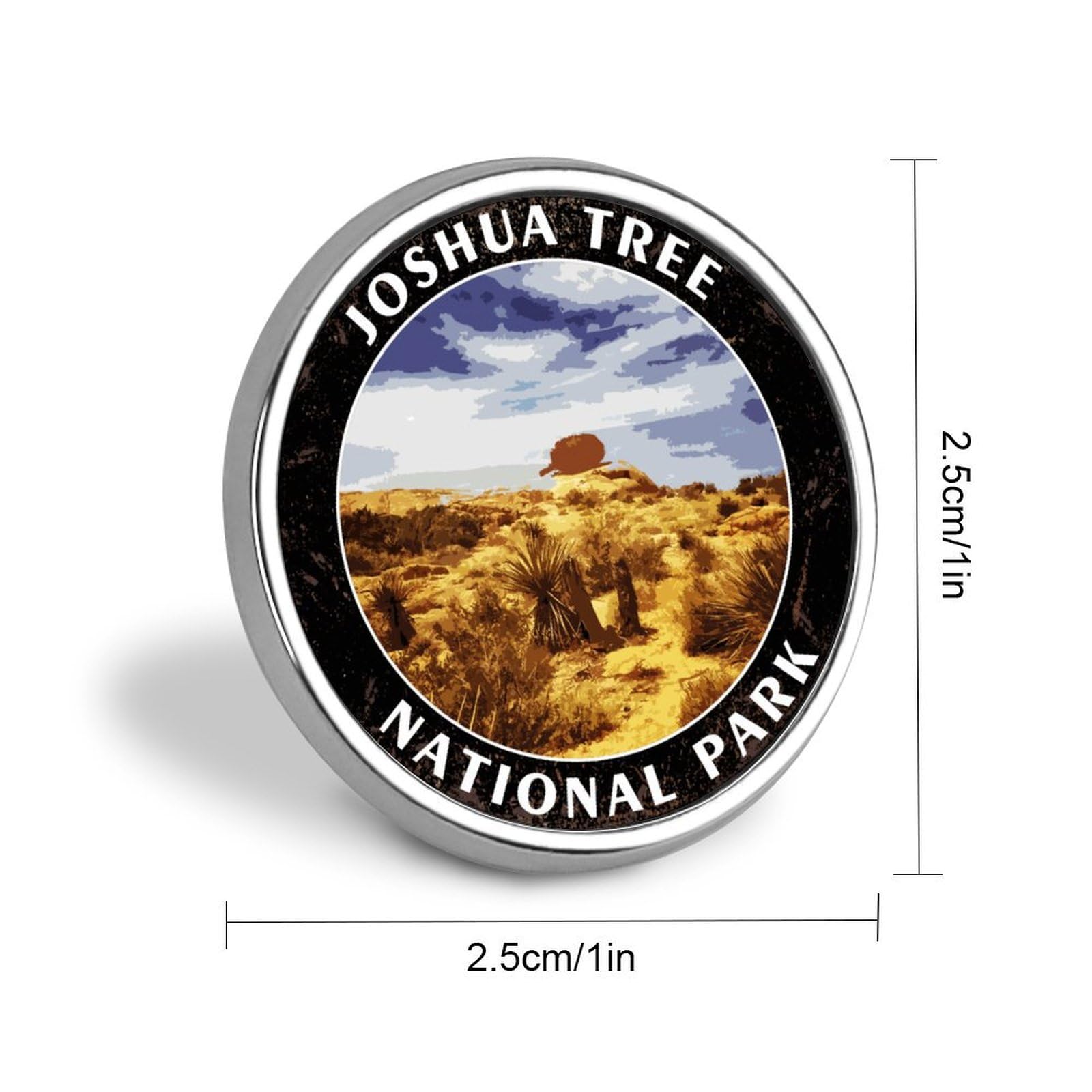 Emaliowane przypinki kawałki National Parkjean guziki krajobraz szpilki panorama miasta stan przycisk szpilki jasne pamiątka dla gości przypinki do plecaków torba kapelusz akcesoria