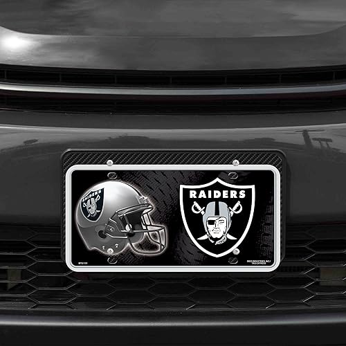 Vista 108 de Rico Industries Placa de matrícula de metal unisex para adultos de la NFL