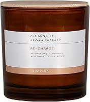 Vista 11 de Pecksniffs - Vela perfumada clásica blanca con 1 mecha, pomelo y cítrico, velas de lujo elegantes de vidrio - 6.49 onzas