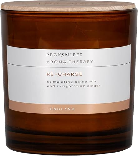 Miniatura 11 de Pecksniffs - Vela perfumada clásica blanca con 1 mecha, pomelo y cítrico, velas de lujo elegantes de vidrio - 6.49 onzas