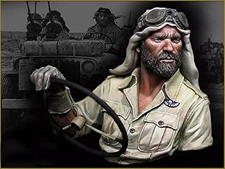 Risjc 1/10 Resin Bust Figure Bust British Air Force Die Casting Model Kit //N32284(Unassembled and unpainted)