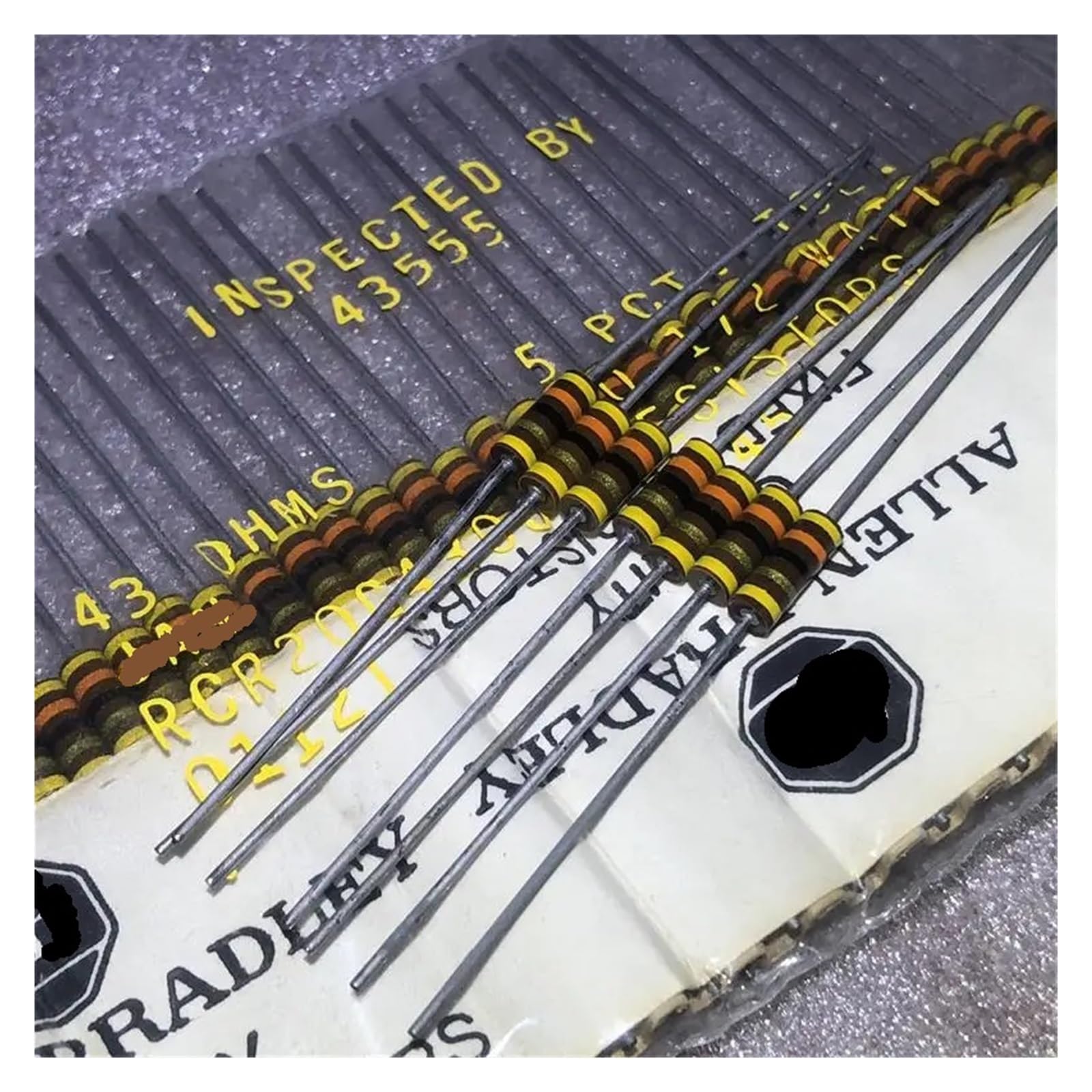 LEOTNNDQ 10pcs 1/2W 43Rohm resistors