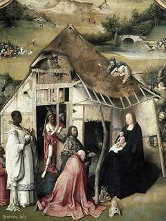 ART.COM Wall Art Print The Adoration of the Magi by Hieronymus Bosch, 18" x 24"