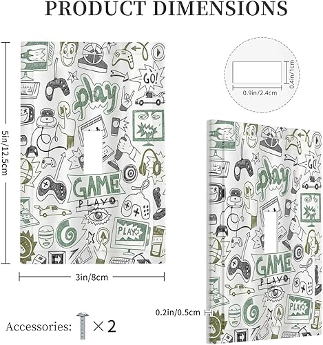 Vista 859 de Cubiertas decorativas de salida de estrella de mar playera, tablero de madera azul de concha de mar de 1 banda, decoración individual GFCI, placa