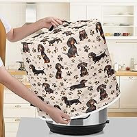 Vista 127 de Cubierta abstracta para freidora de aire con estampado de corazón, cubierta de olla a presión de 3 cuartos de galón, cubierta antipolvo para olla a