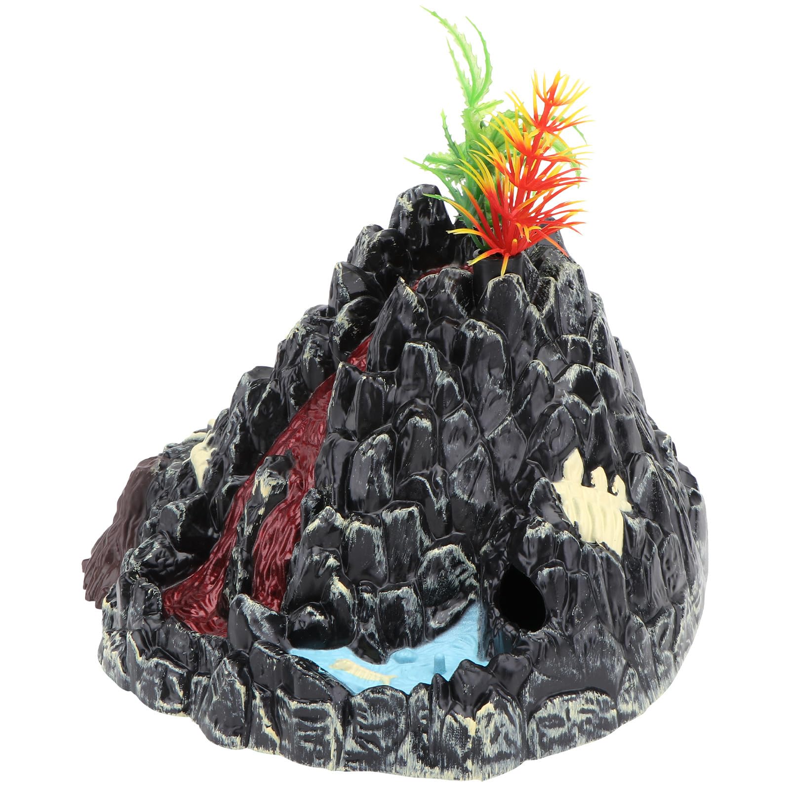 Homoyoyo Volcanic Eruption Model with Mist and Sound Simulation, Educational Volcano Prop for Science Learning, Realistic Dinosaur Scene Volcano Decor