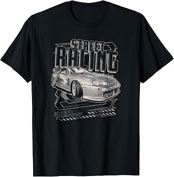 Fast & Furious Vintage Street Racing Poster T-Shirt
