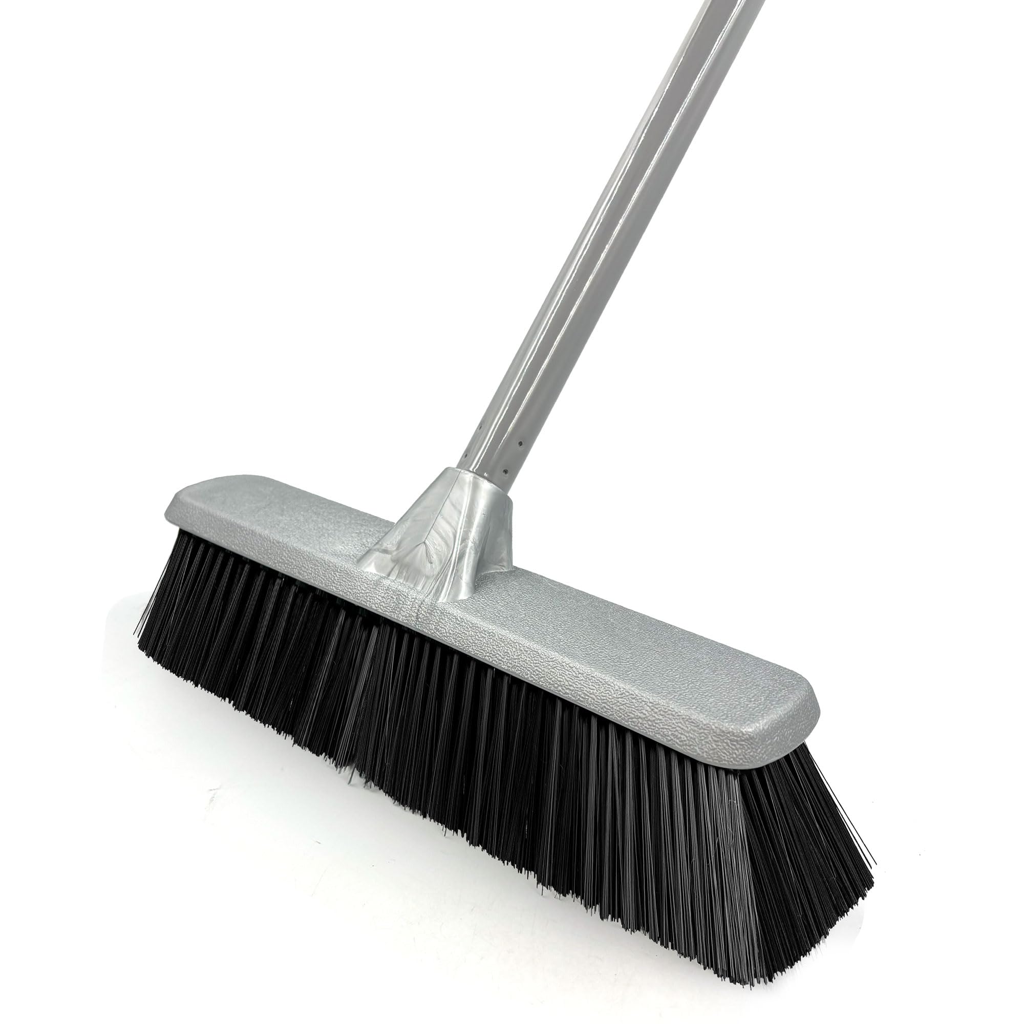 Silver Indoor Soft Sweeping Brush Head and Handle Kitchen Broom Floor Sweeper