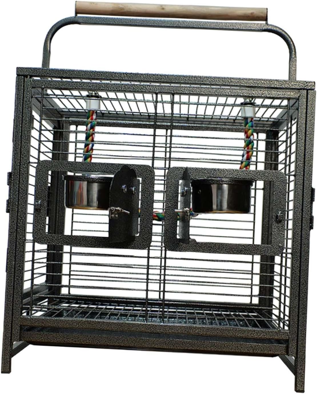 Cage Bird Carrier Lightweight Sturdy Birdcage with Handle for Canaries Sugar Gliders Hedgehogs Lovebirds Budgies