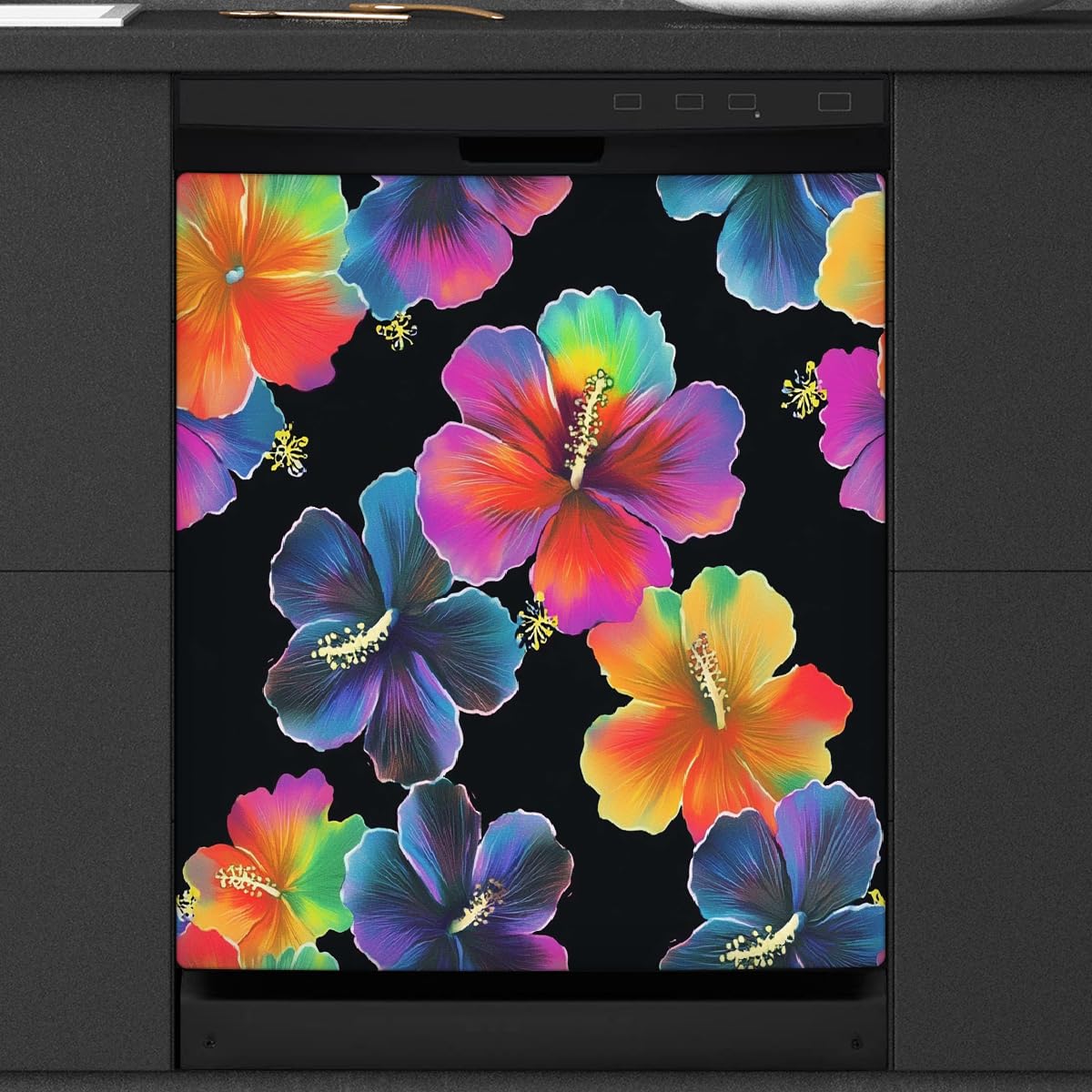 Cubierta magnética para lavavajillas reutilizable con panel protector 8