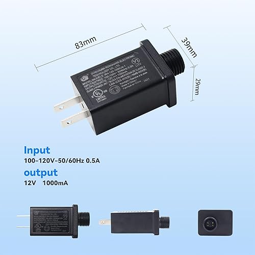 Miniatura 3 de BEISHIDA Fuente de alimentación de clase 2 12V-700mA IP44Low Voltage LED Driver Transformer pieza de repuesto con certificación UL Adaptador de