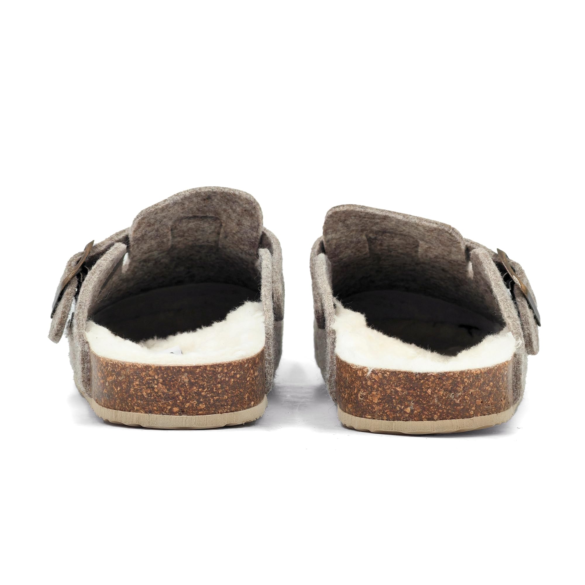 JOMIX Zapatillas Casa Mujer Invierno con Peluche Fabricadas en España Zuecos Mujer Fieltro con Plantilla Ortopédica