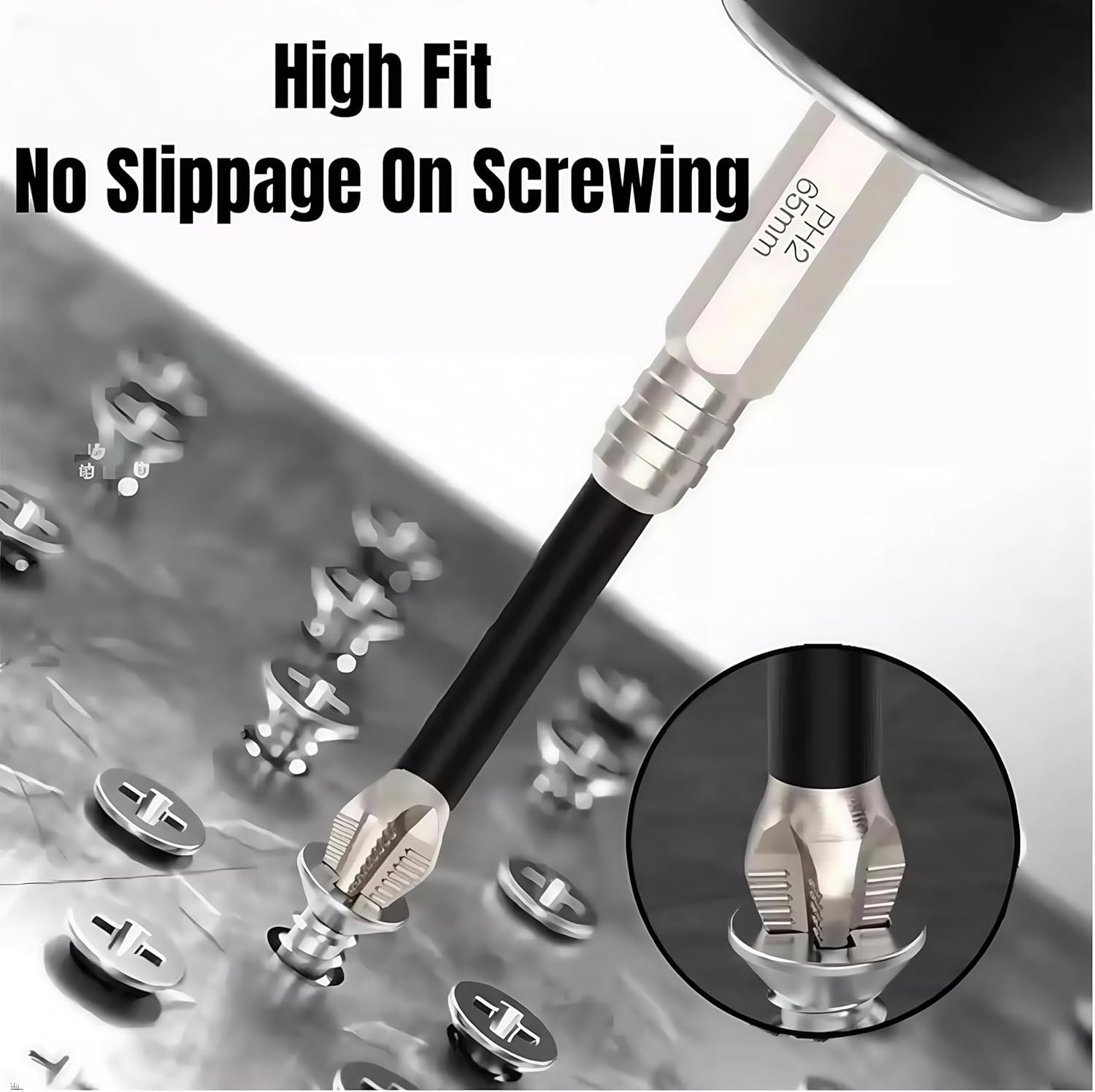 High Magnetic Screwdriver Drill Bit Set, 2025 New Anti Slip Magnetic Electric Screwdriver Set Alloy Steel for Impact Driver, Upgrade Strong Magnetic Durability Screwdriver Drill Bit Set(1Set)