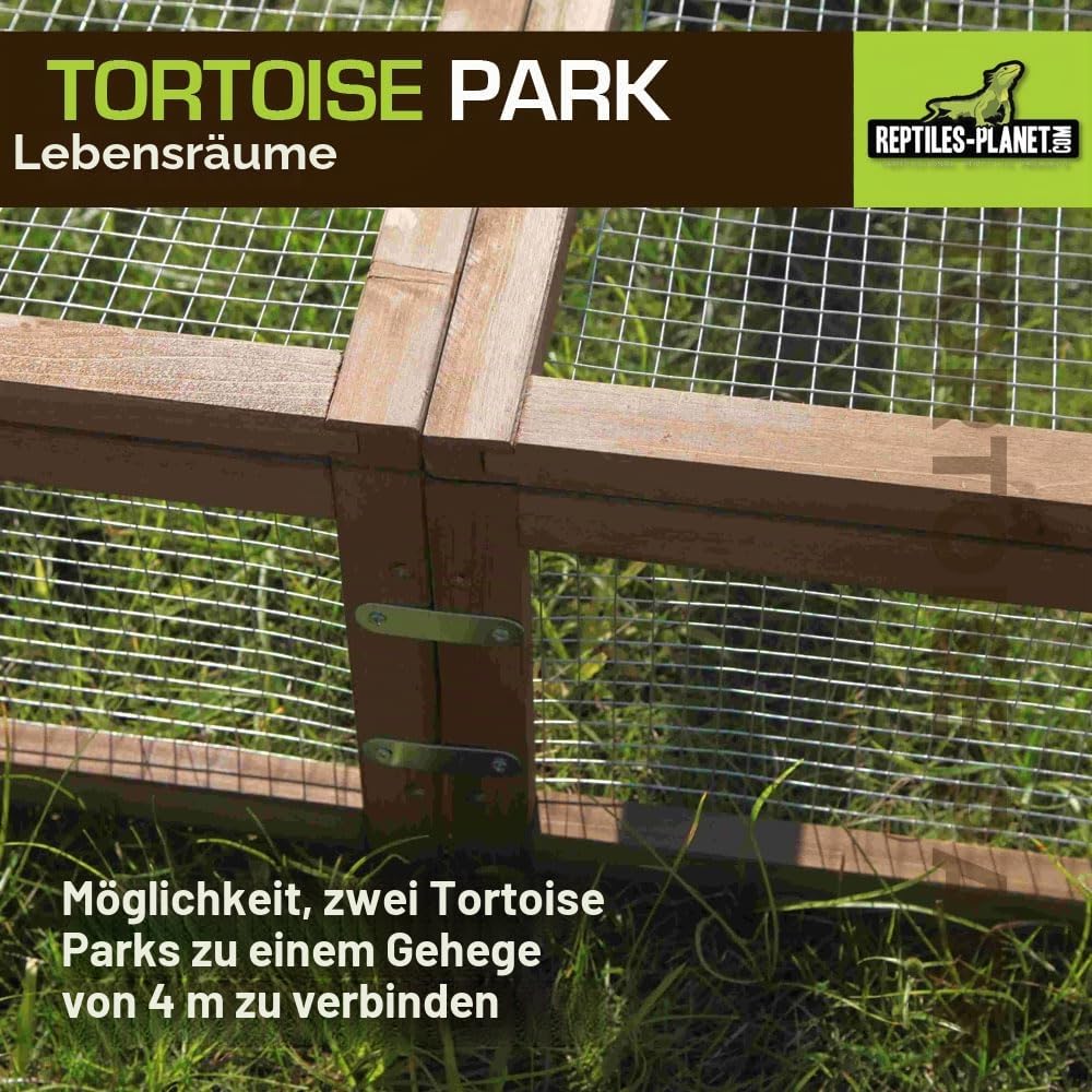Reptiles Planet Schildkröte Park Outdoor Gehäuse 200 x 100 x 25 cm
