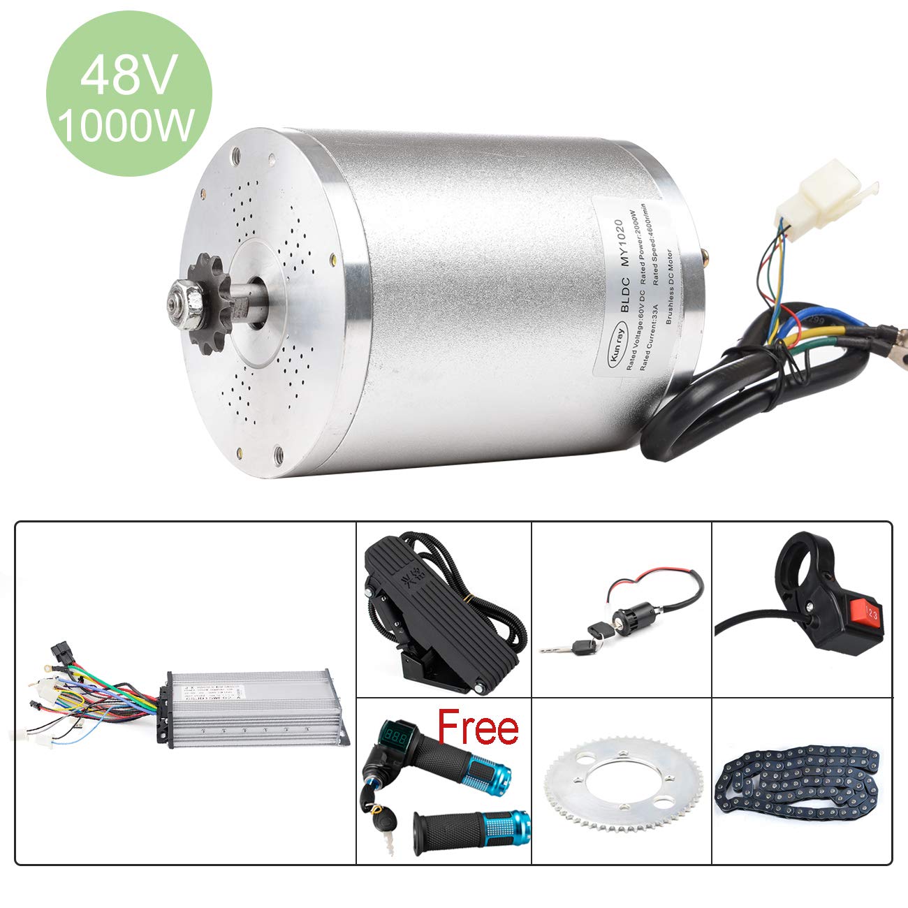 1000w bldc motor kit