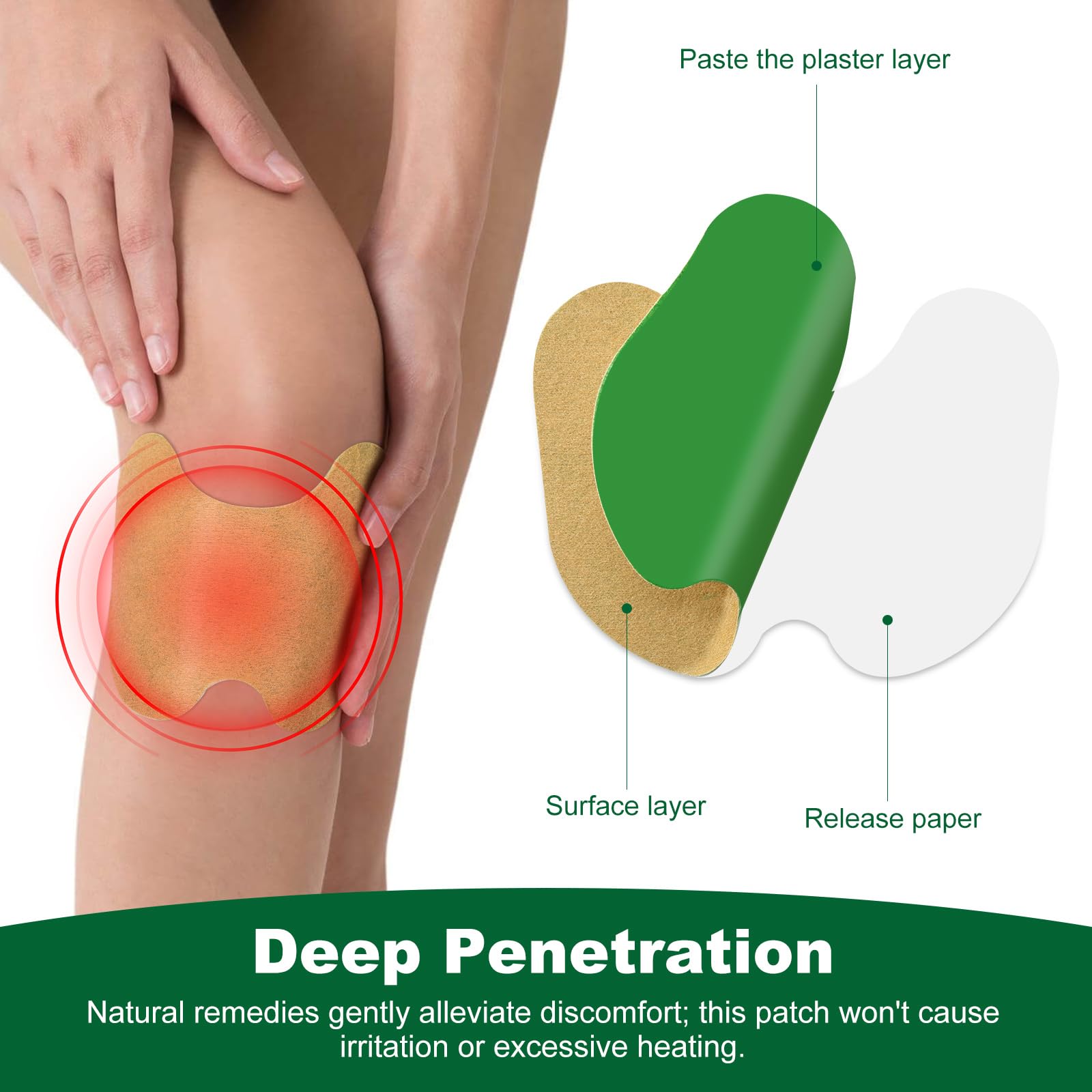 Pain Relief Patches, Original Herbal Knee Patch, 36 Pcs — Amazon image 5