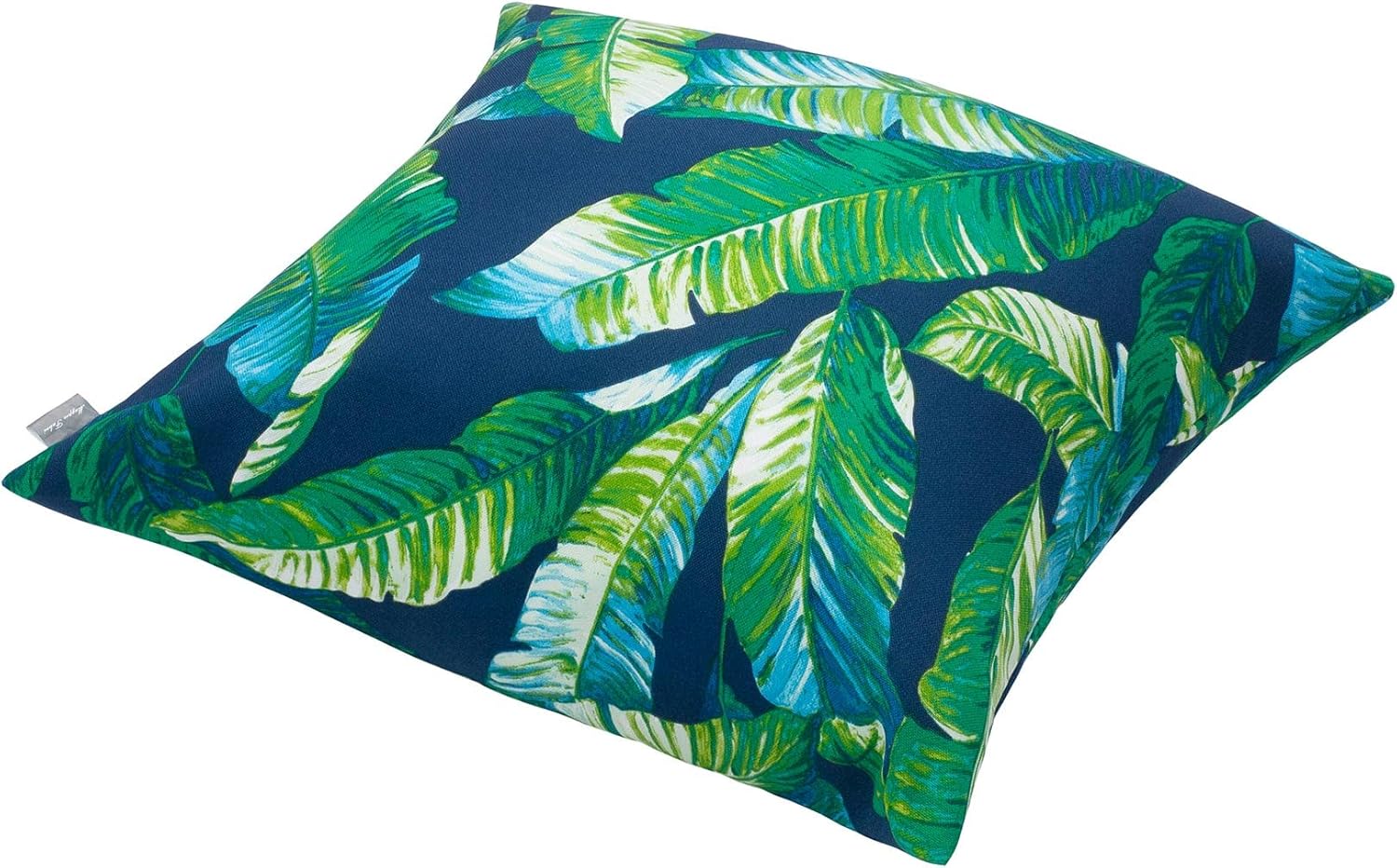 Magpie Fabrics Patio Pillow Covers ONLY 18"x18", Set of 2, Fade-Resistant Outdoor Indoor Decorative Throw Pillowcase Shell for Couch Garden Furniture - Green Lagoon Leaves - Image 7