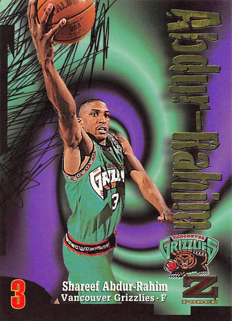Amazon.com: 1997-98 Z-Force Basketball #53 Shareef Abdur-Rahim