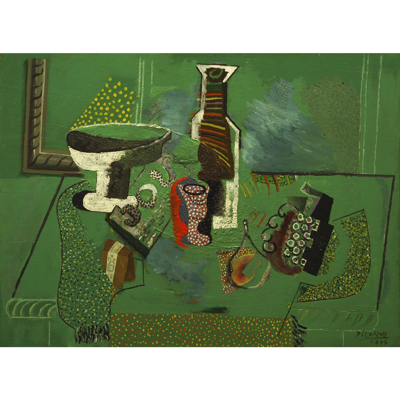 Toile Pablo Picasso Nature Morte Verte - Impression Roulée 127x101,6 cm