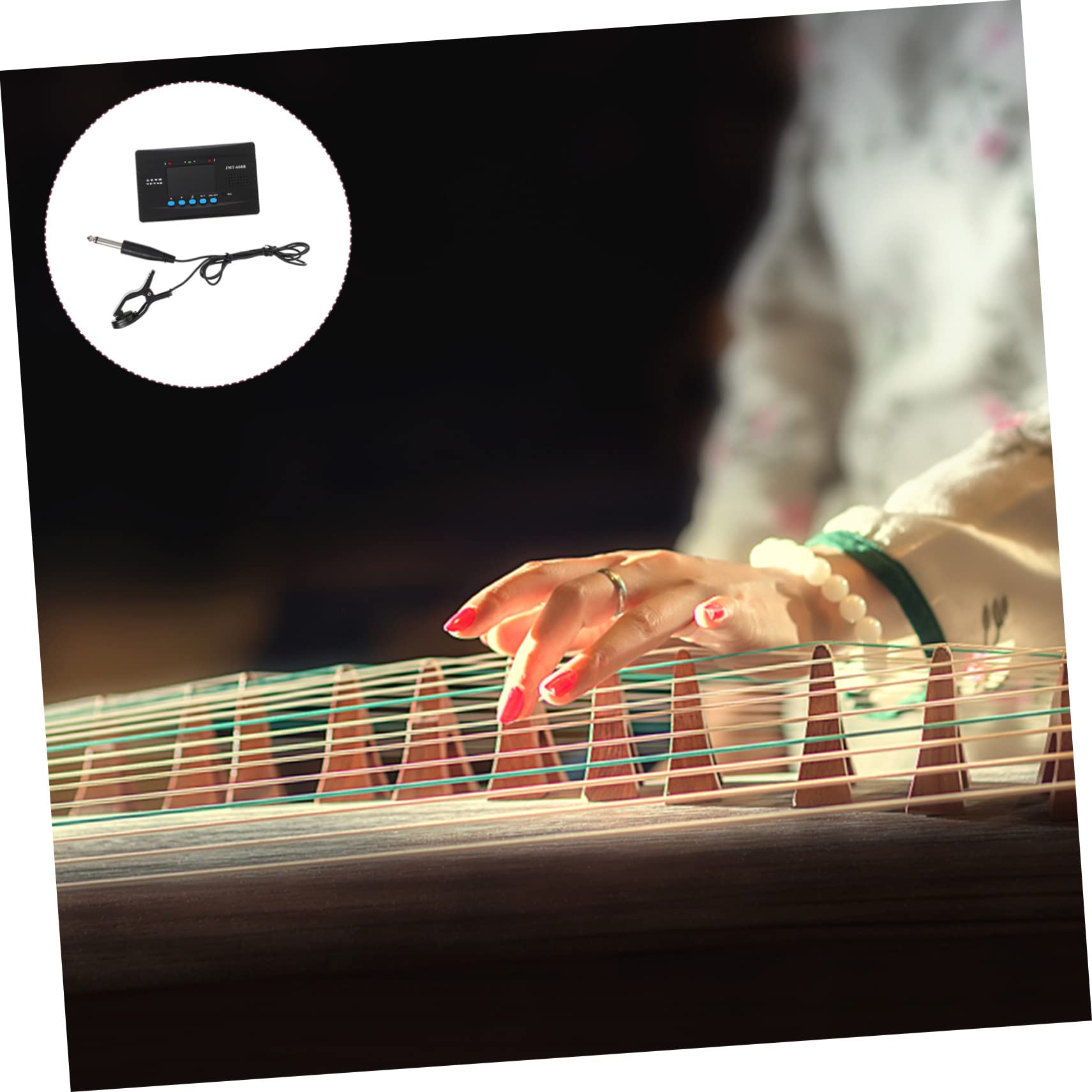 2 Juegos Sintonizador Guzheng Práctica Herramienta De Ajuste Metrónomo De Violín Afinador De Guitarra y Violin Guitarra Electrica Afinador De Pipa Bajo Regulador Triple Abdominales