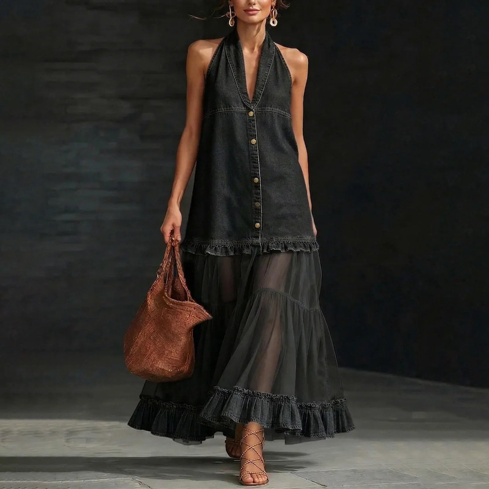 Gilet in jeans da donna, elegante, slavato, taglie forti, con cappuccio, casual, estivo, primavera, abbottonatura, giacca per le mezze stagioni