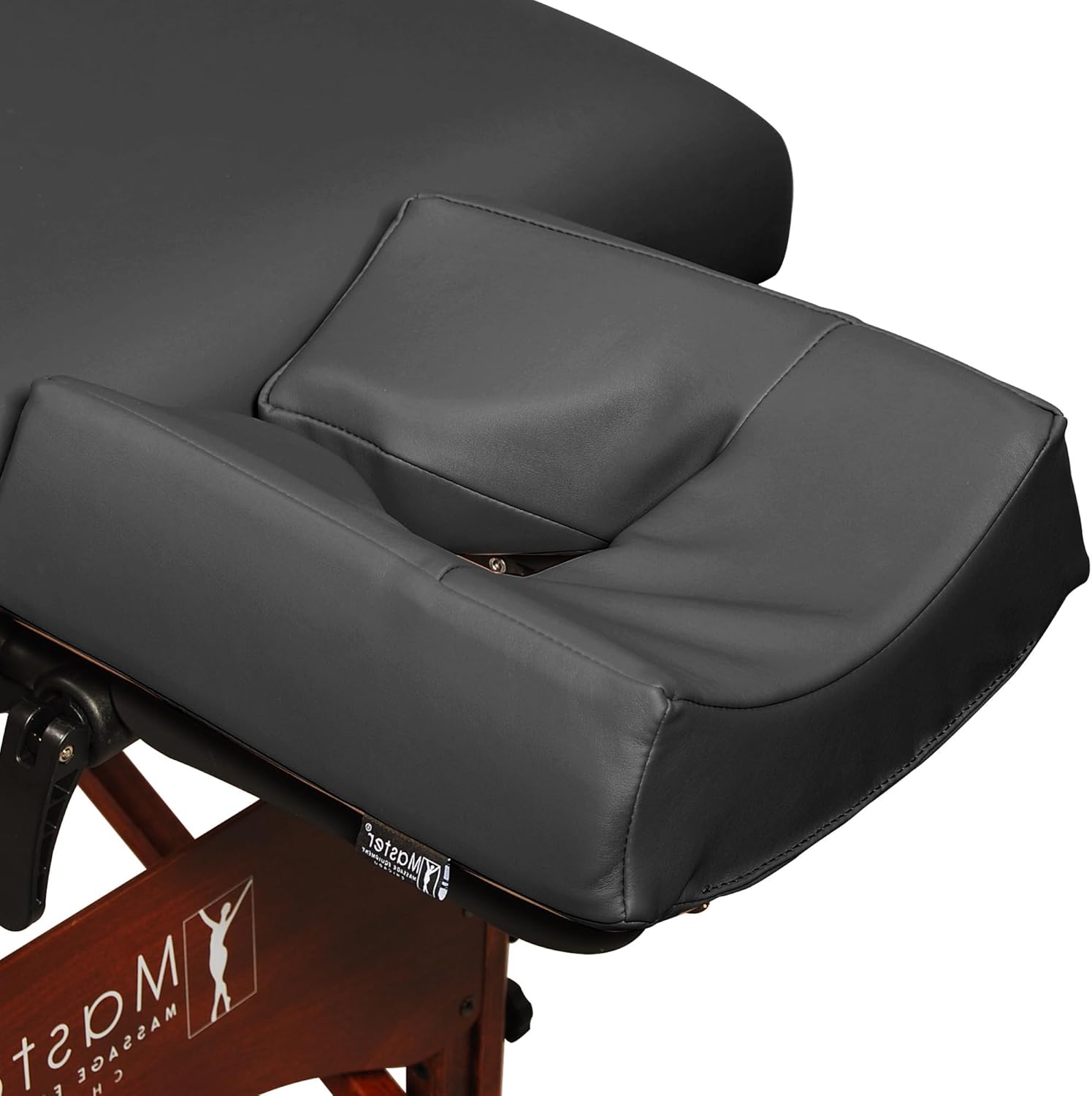 Master Massage ErgonomicDream™ Face Cushion for Massage Tables – Memory Foam, Black