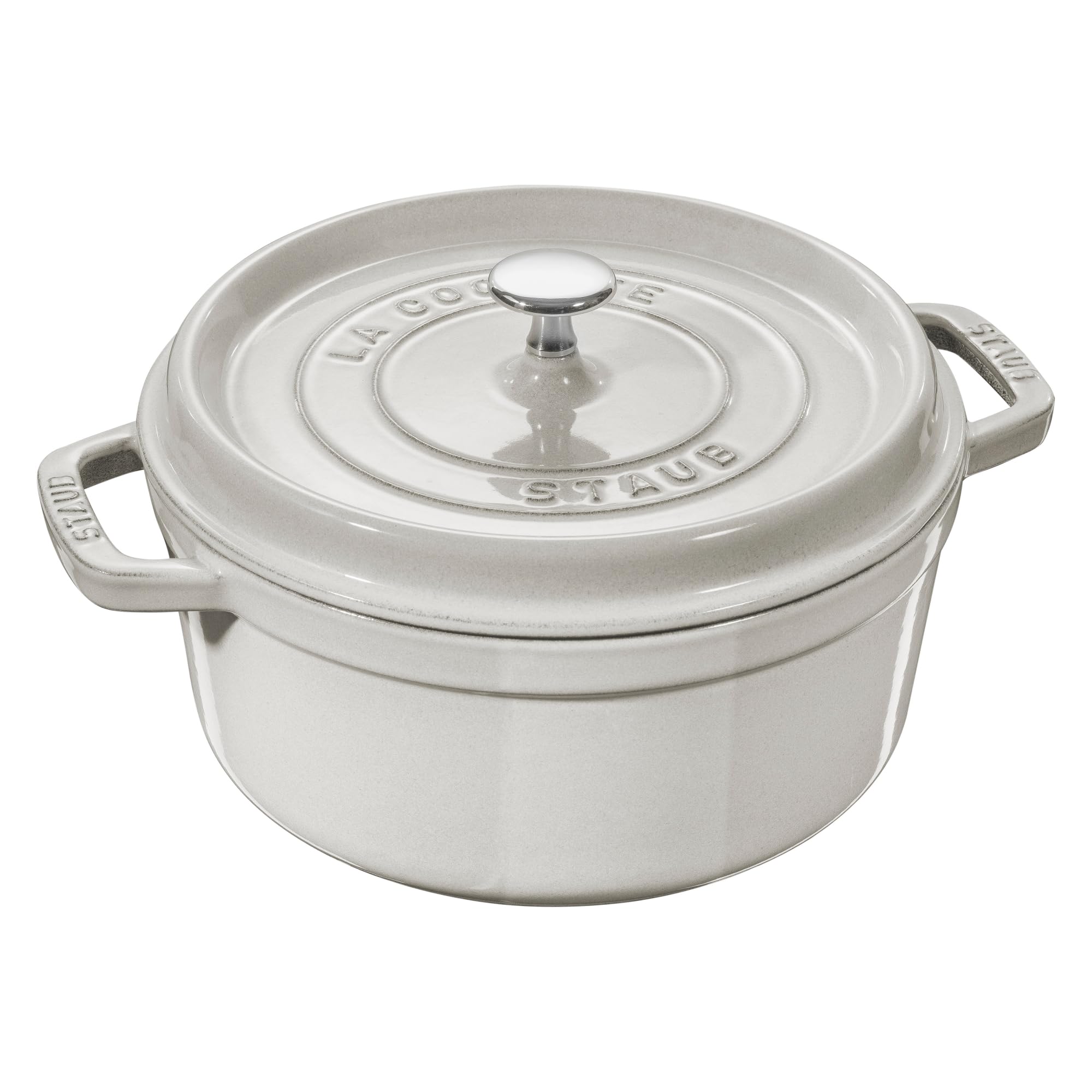 STAUB LA COCOTTE ホワイト 鍋 16cm Amazon.com: Staub Cast Iron 7-qt Round Cocotte - White