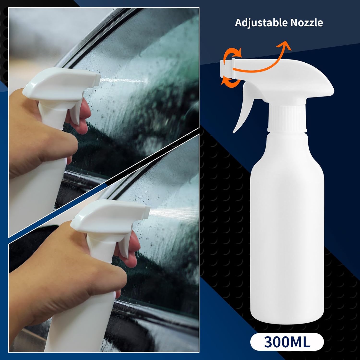 Arayker Car Window Tint Installation Tools Kit Window Film Tinting Kit Vehicle Glass Protective Film Installation Kit with 300ml Adjustable Spray Bottle for Car Tints, Window Film