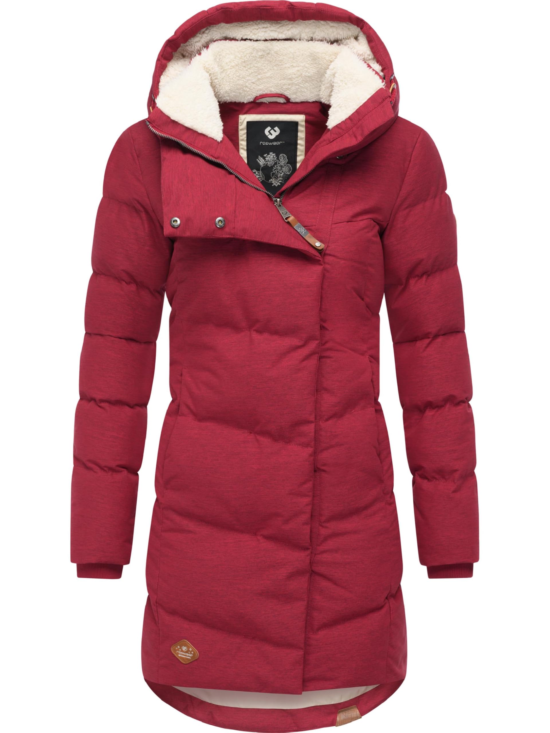 Ragwear Waterproof Women's Winter Coat, Warm Quilted Coat, Long, with Hood, Pavla Intl, XS-6XL, XS