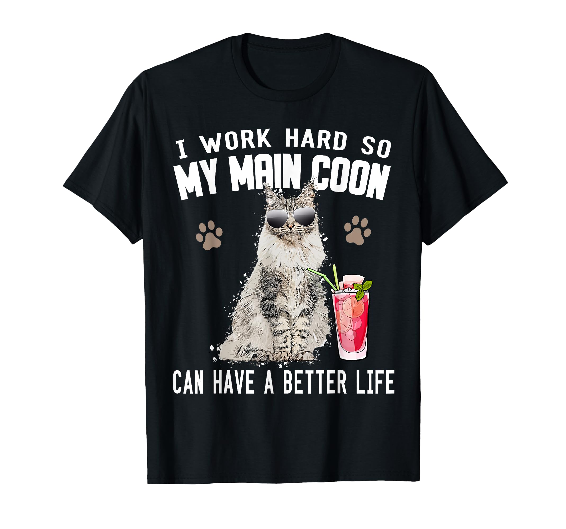 Maine Coon Gatto Gatti gattino Maine Coon Maglietta