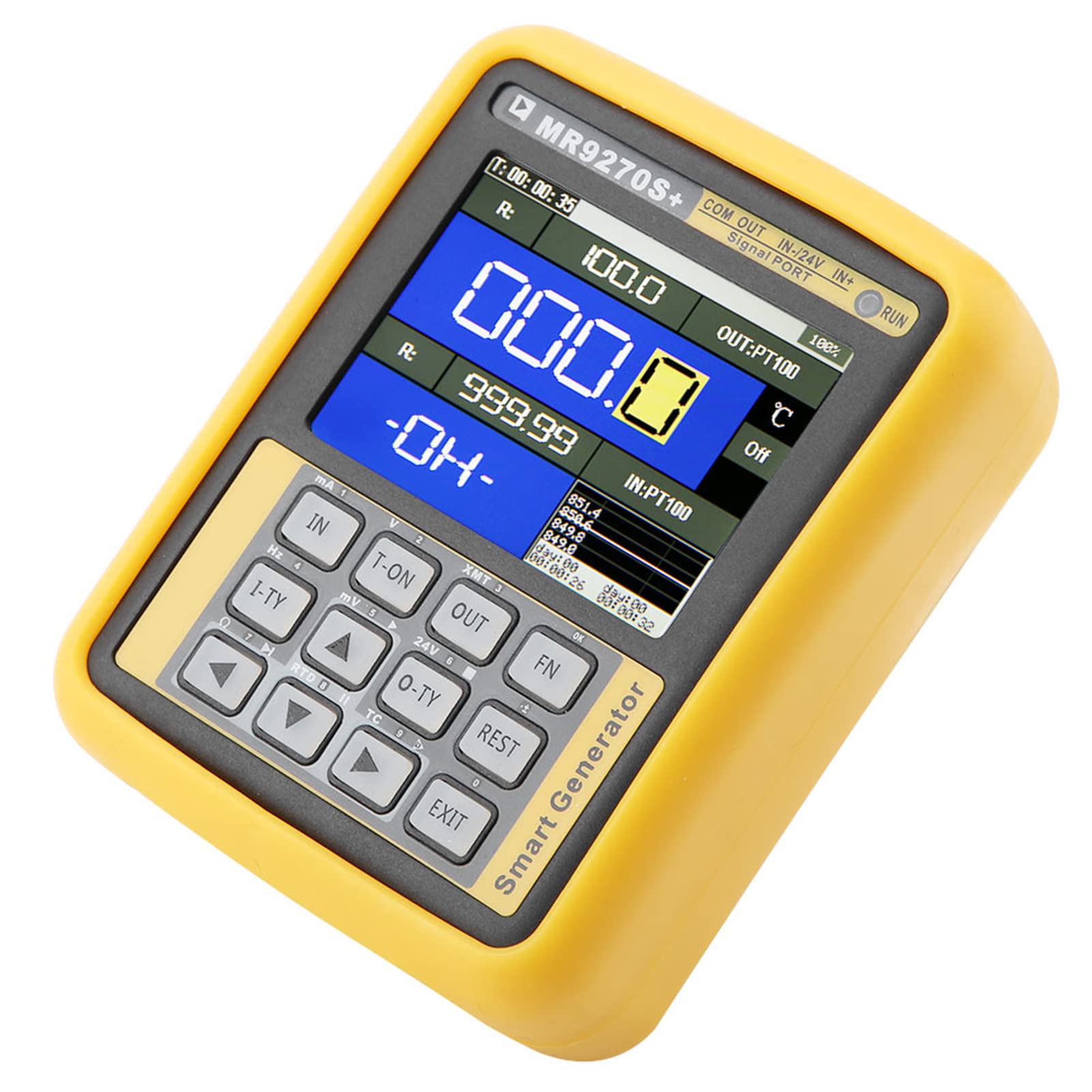 Generatore di segnali MR9270S + 4-20mA Calibrazione Tensione di corrente Termocoppia Sorgente digitale di alta precisione(EU Plug)