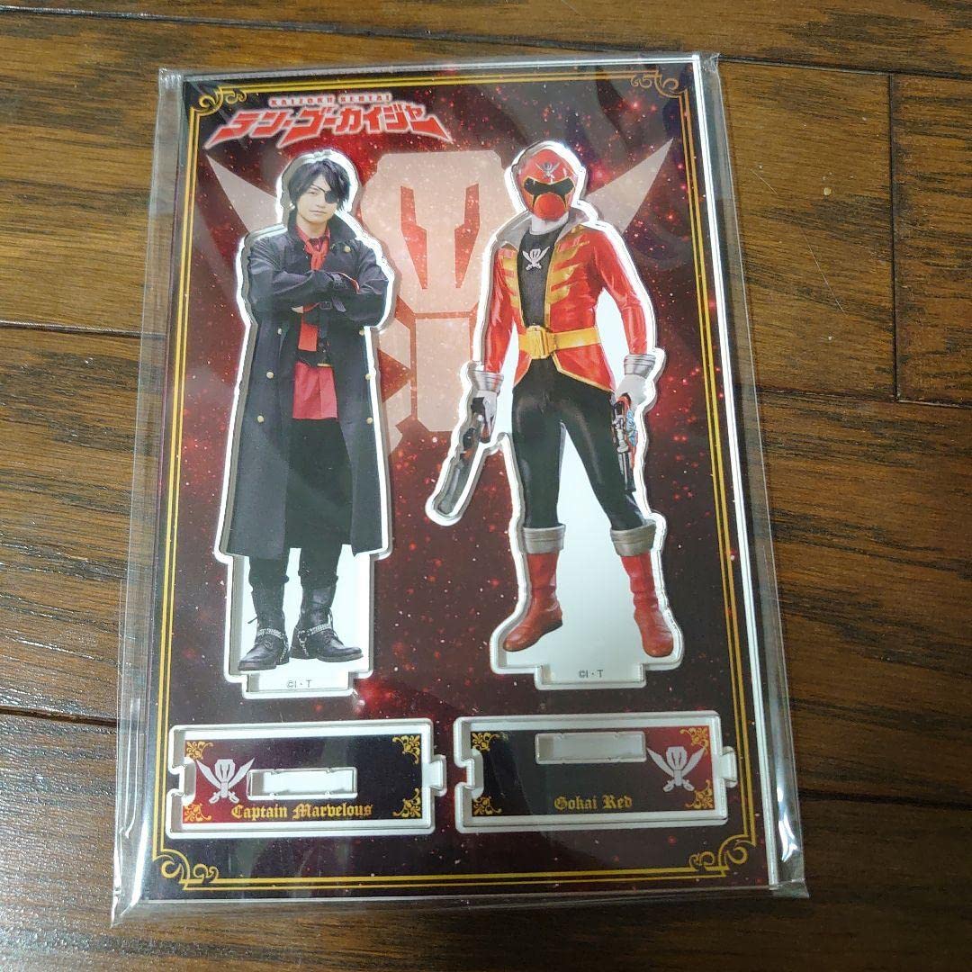 海賊戦隊ゴーカイジャー ツインアクリルスタンド マーベラス ジョー 海賊戦隊ゴーカイジャー テンゴーカイジャー ツインアクリル