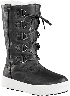 Baffin Women's YORKVILLE Waterproof Insulated Tall-Height Winter Snow Boots, Leather Upper, Wool Lining, Slip-Resistant Base