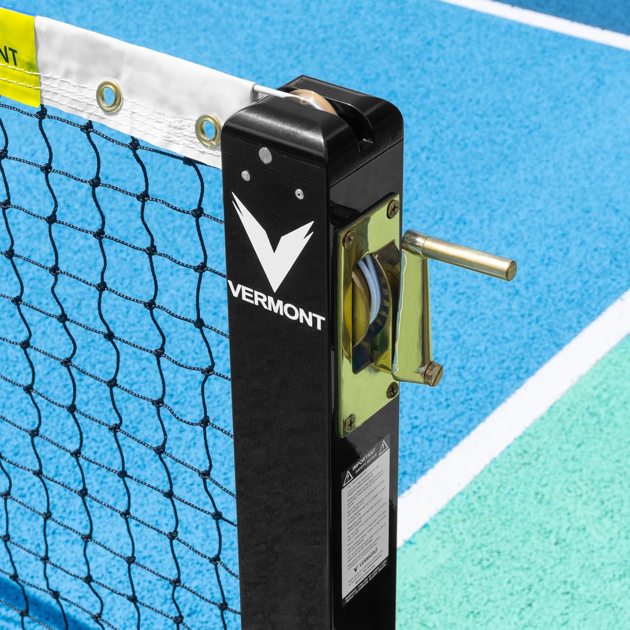 Vermont Rete & Pali Da Pickleball Ponderati - Set Portatile & Con Ruote