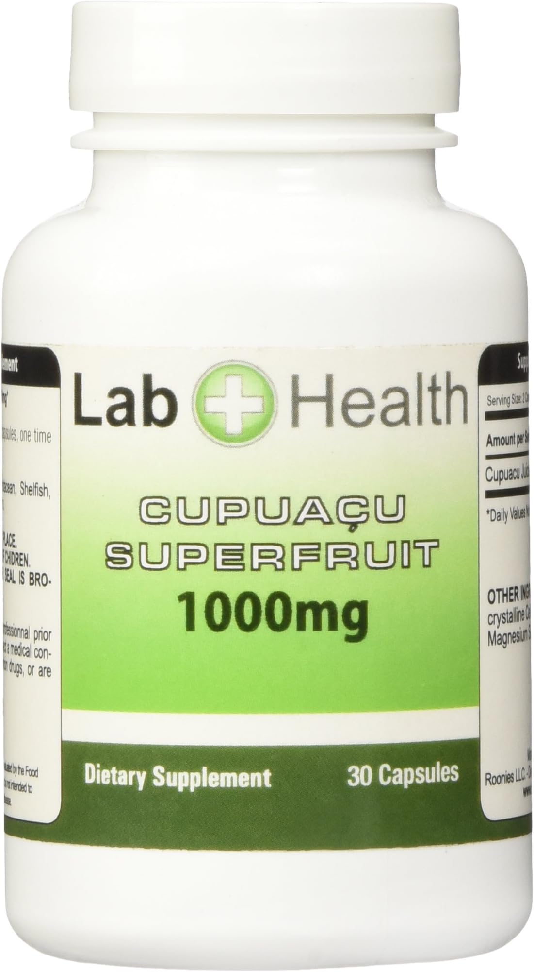 Cupuacu Amazonian Superfruit 1000mg 60 Capsules Labhealth