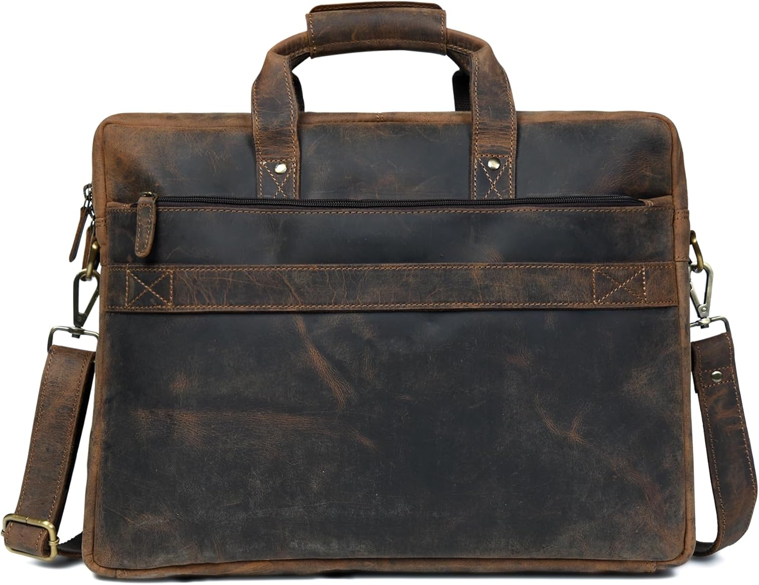 Genuine Leather briefcases for men 17 inches computer bag for mens | Laptop bag, Work bag, Business and Office Bag