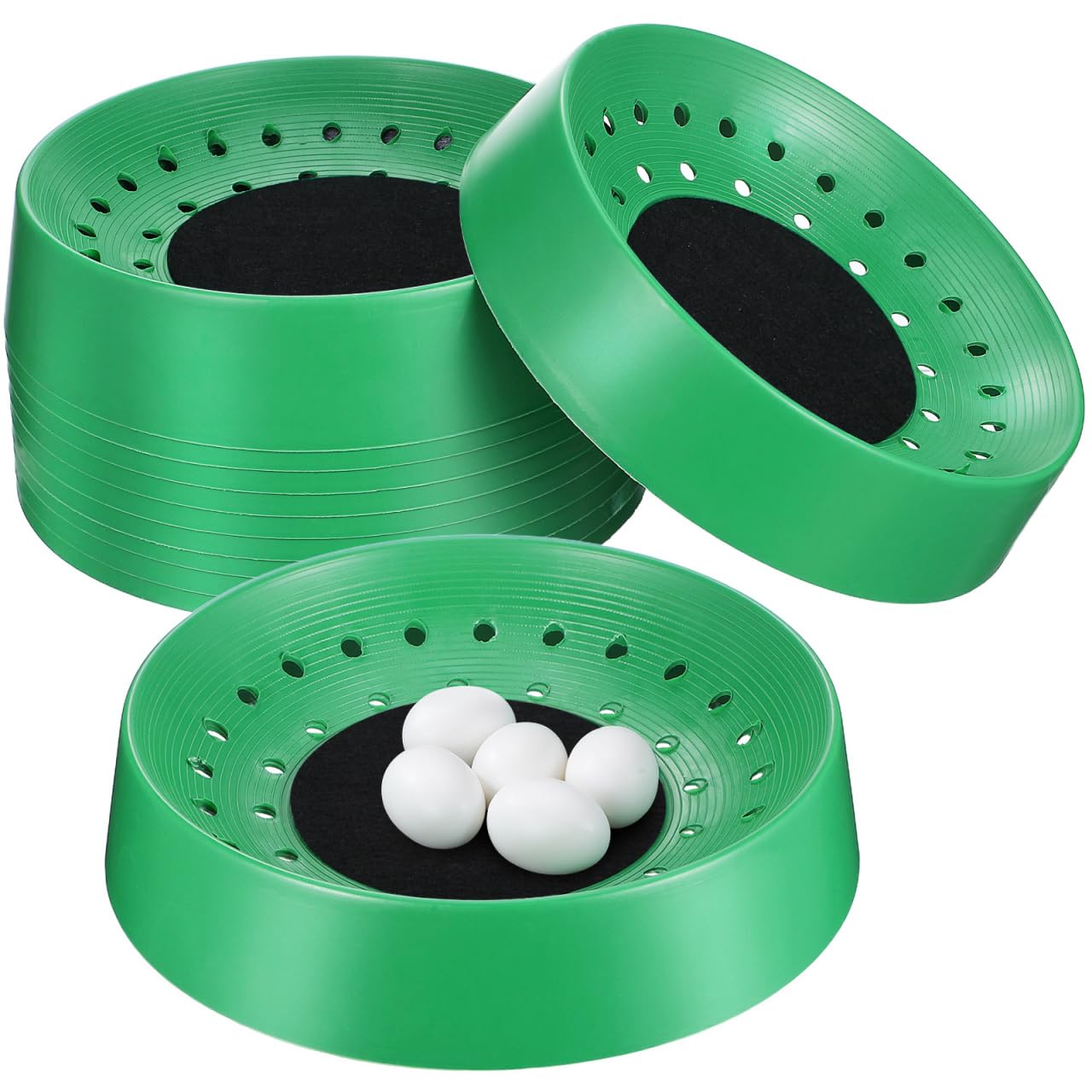 Happyyami 10 Uds. de plástico nido de pájaros palomas nido de palomas caja de incubación de cría de huevos de cría de palomas palomas pájaros pequeños mascotas