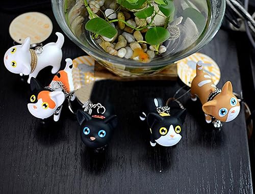 Miniatura 7 de JOYJULY Llaveros para gatos y gatos llaveros para llaves de automóvil adorable bolsa kawaii con colgante idea de regalo para niñas mujeres y hombres