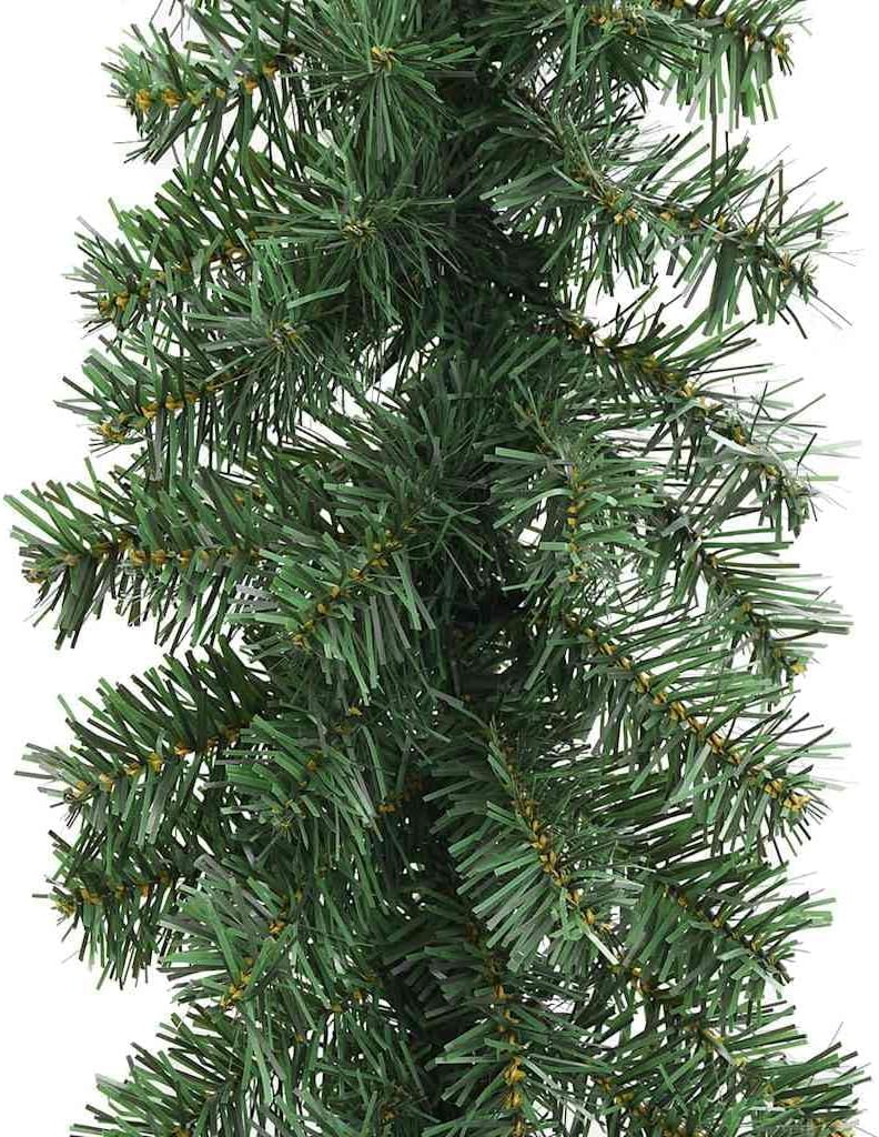 vidaXL Christmas Garland, Artificial Xmas Garland with LED Lights, Seasonal Holiday Decoration for Indoor Outdoor, Low Power Consumption