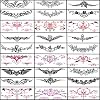 28 Sheets Sexy Temporary Tattoos for Women - Abdomen Waist Waterproof Stickers for Bachelorette Party, Girls and Body Art
