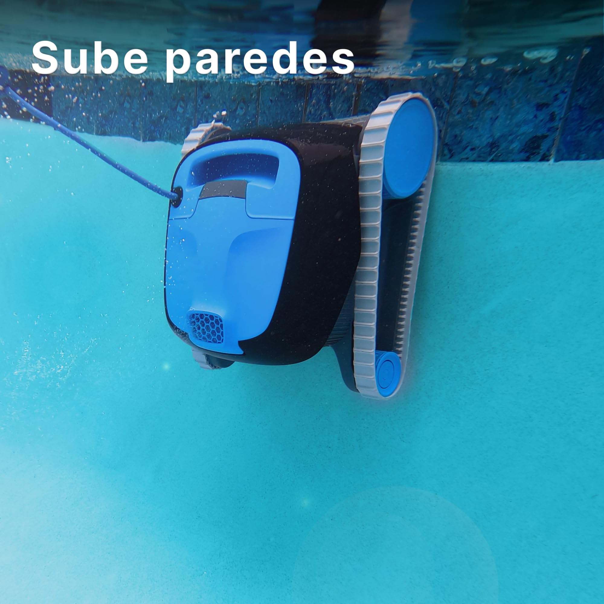 Dolphin Nautilus CC Robot Piscina Limpiafondos y Paredes para Piscinas Enterradas y Desmontables de 10m, Navegación Inteligente, Filtración Fina, Ahorro de energía