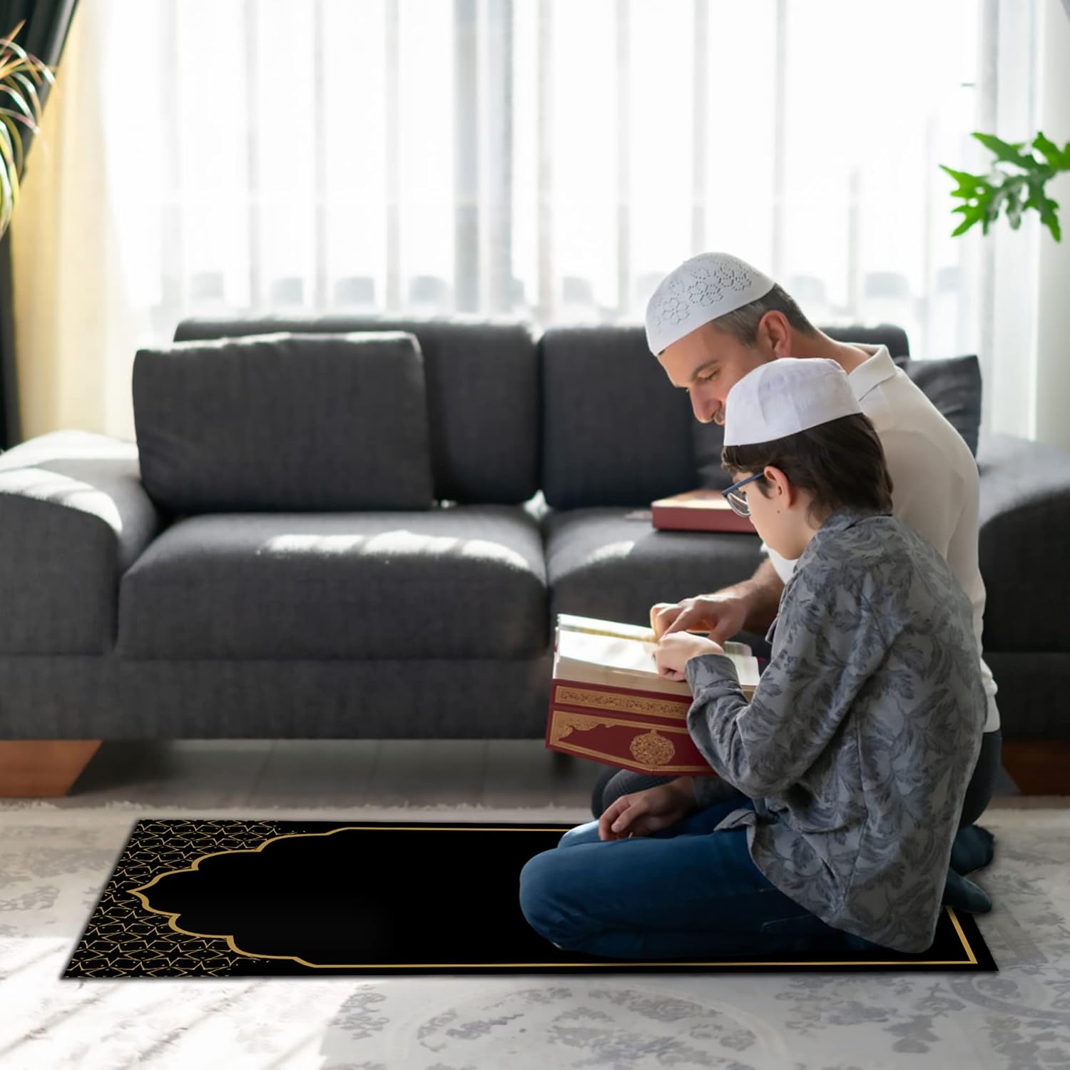 Ibadah Prayer Mat Portable Prayer mat for Home and Outdoor use | Pocket Musalla | Muslim Traveller Prayer Rug | Waterproof mat | Islamic Gift | Eid Gift | Muslim Gift | Limited Edition Palestine